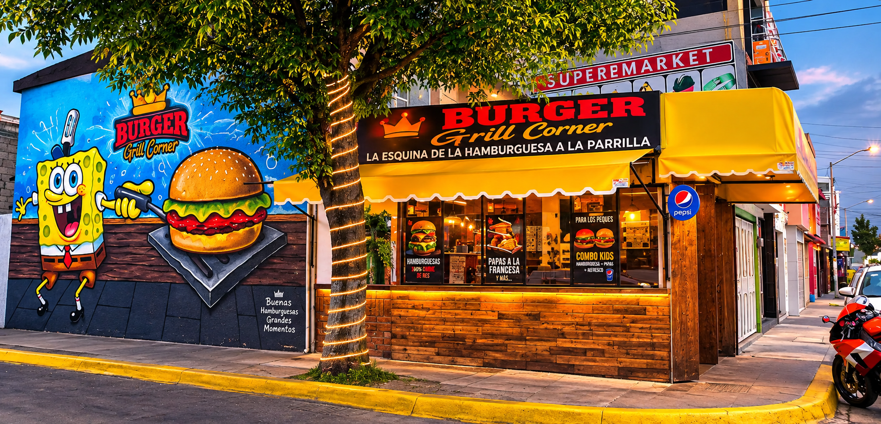Burger Grill Corner