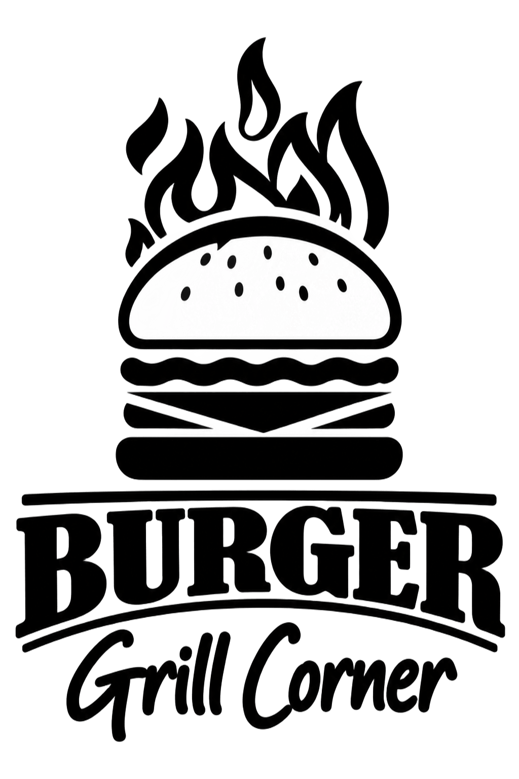 Logo Burger Grill Corner